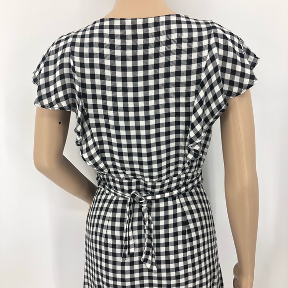 Gingham Dress Lost and Wander Black & White Gingham Dress Small - Picture 9 of 12